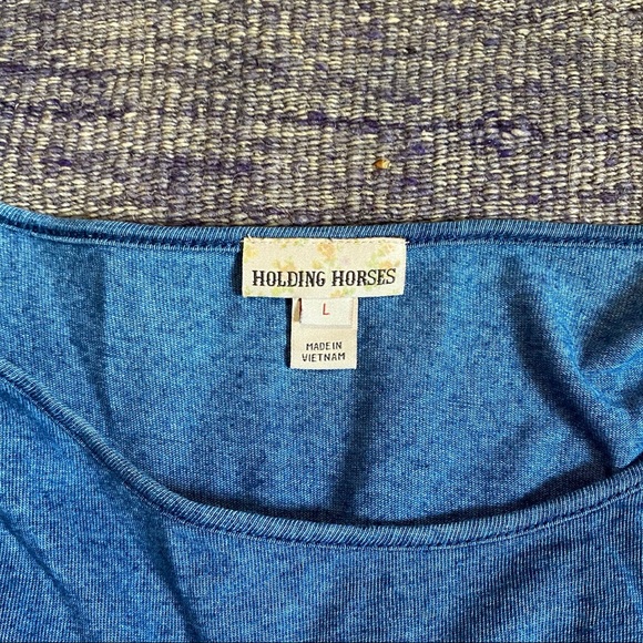 Anthro Holding Horses Front Knot Cotton Dress - Picture 2 of 6